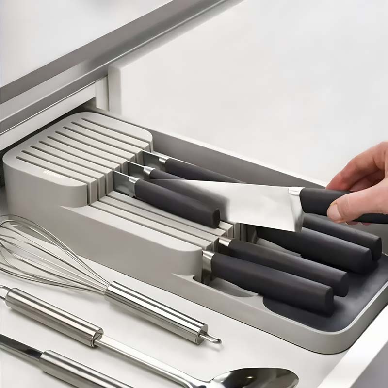 Kitchen Baking Tins - Практичный органайзер для ножей в ящик