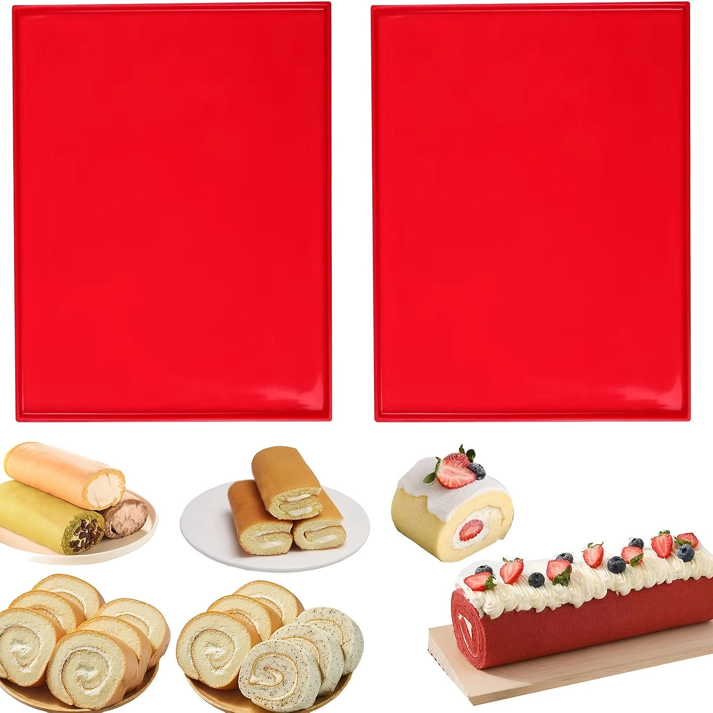 Kitchen Baking Mat - 2 силиконовых коврика для выпечки швейцарских