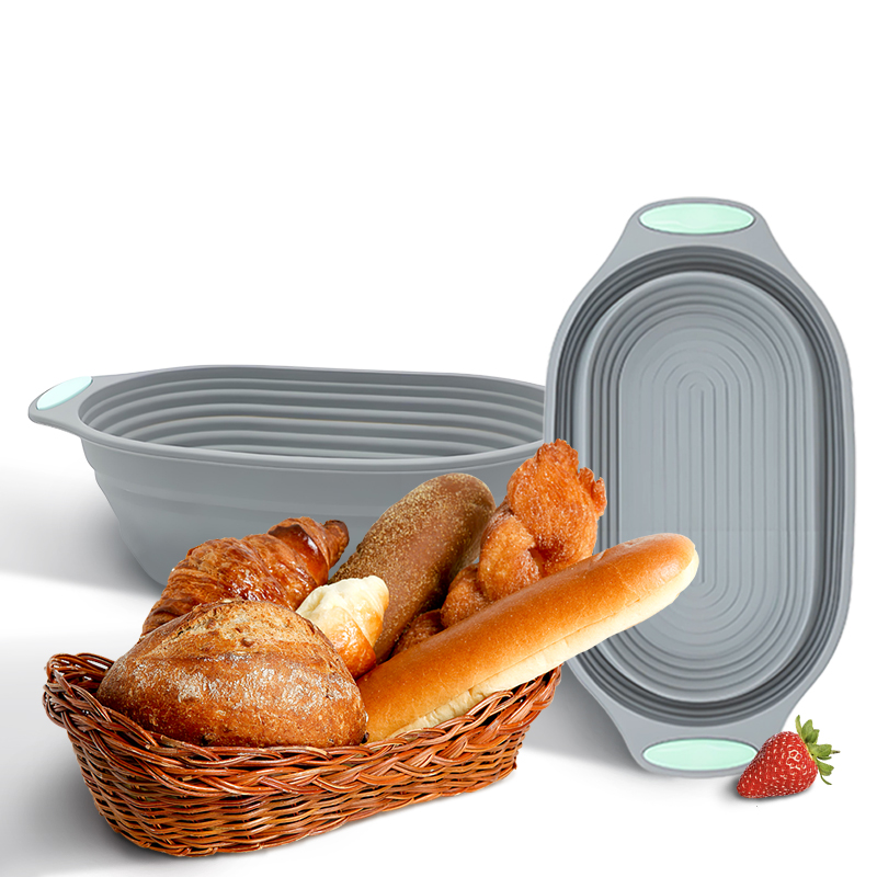 Kitchen Baking Store - Складная силиконовая корзина для расстойки теста
