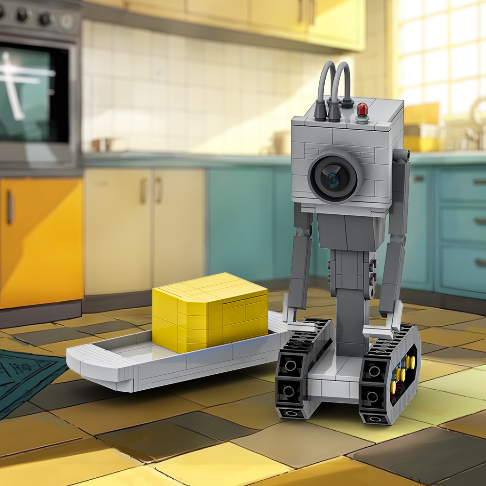 Kitchen Robot Baking - Модель робота с маслом Рика MOC,