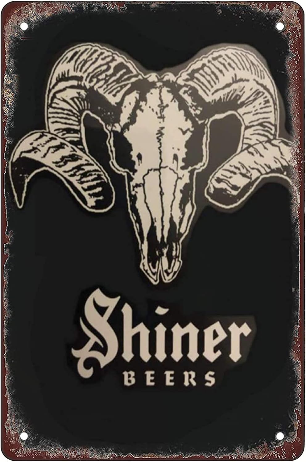 Kitchen Bakery - Металлическая табличка с изображением пива Shiner