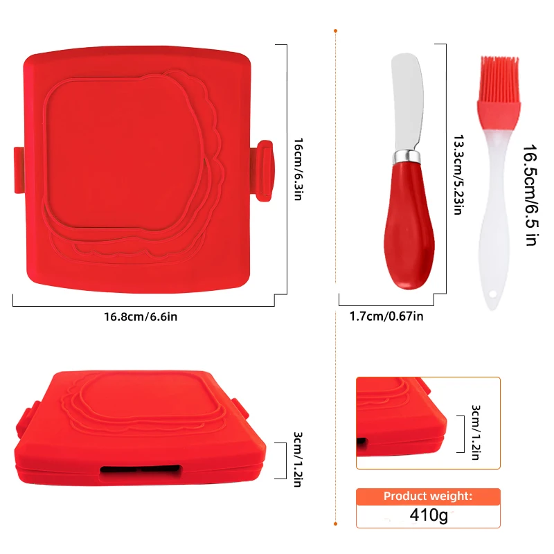 Набор из 3-х тостеров для сэнд – обзор и цена Kitchen Baking Set