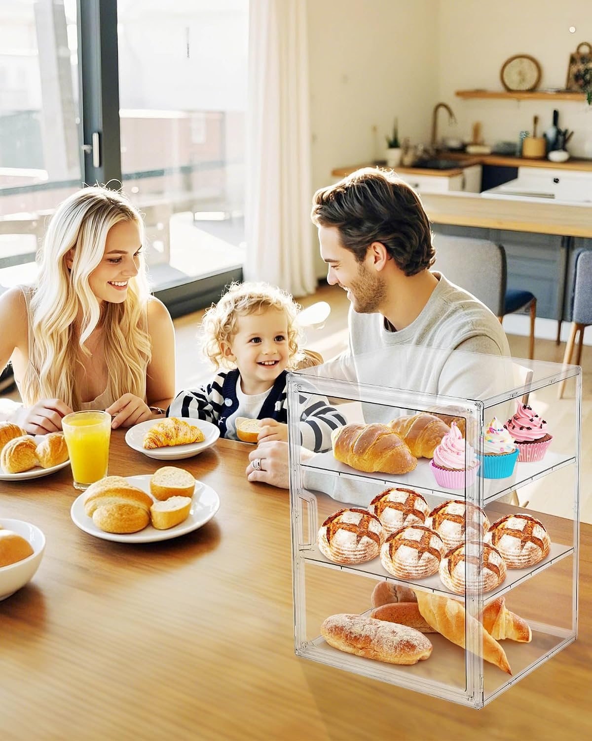 Витрина для выпечки, хлебница  – обзор и цена Kitchen Baking Storage Containers