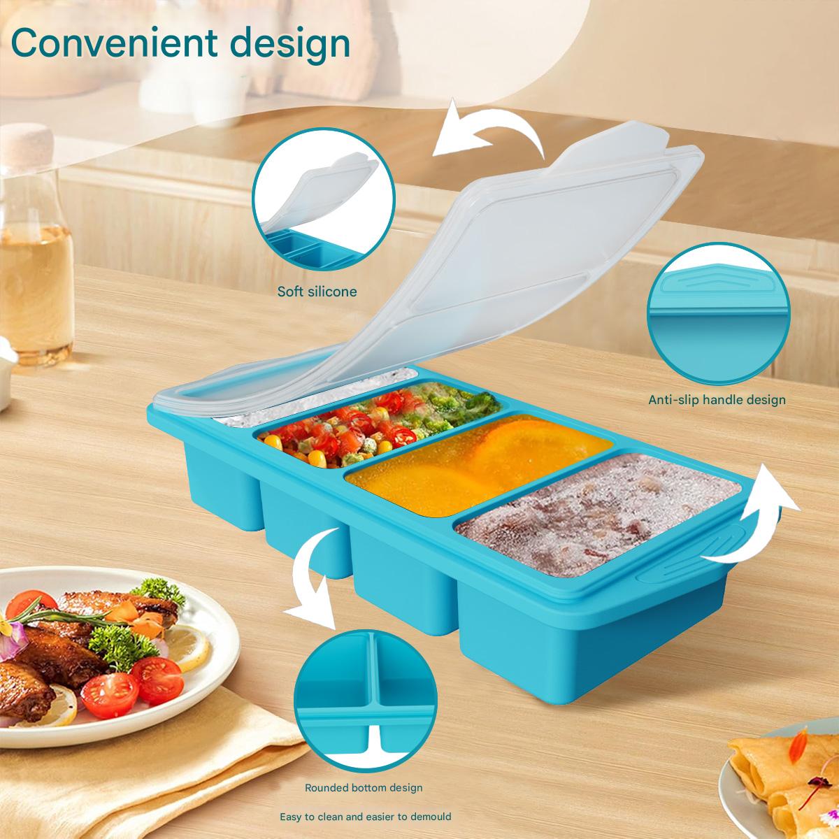 Большая силиконовая форма для  – обзор и цена Kitchen Baking Storage Containers
