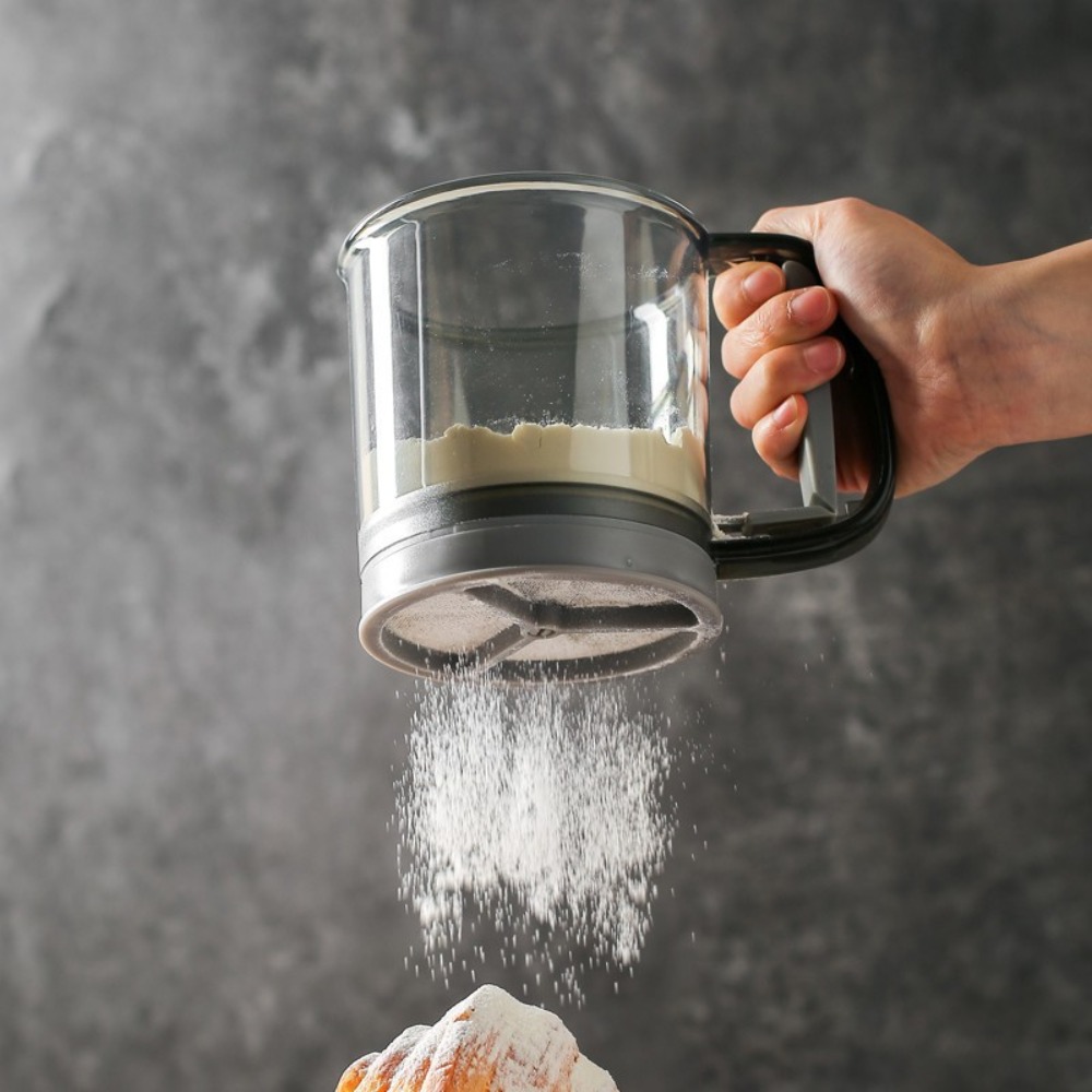 Двухслойное сито для муки с ру – обзор и цена Baking Powder Kitchen