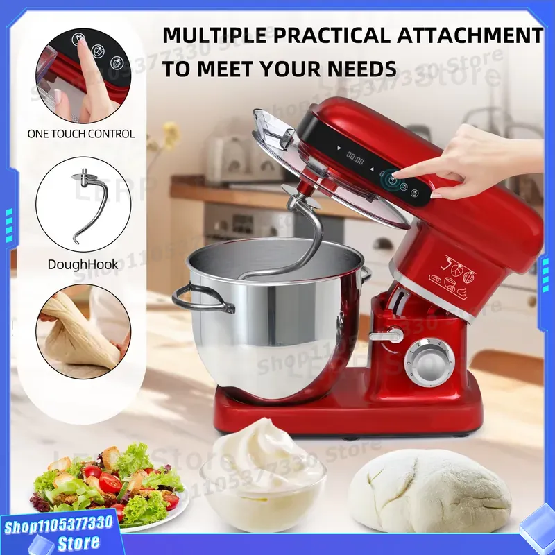 Мощный тестомес 2200 Вт, 10 л, – обзор и цена Kitchen Robot Baking