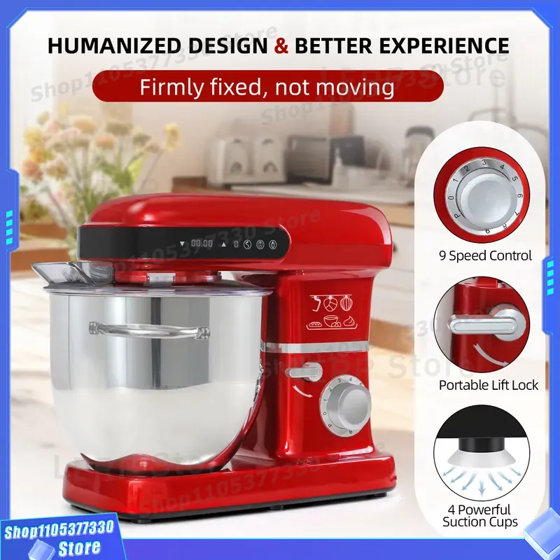 Мощный тестомес 2200 Вт, 10 л, – обзор и цена Kitchen Robot Baking
