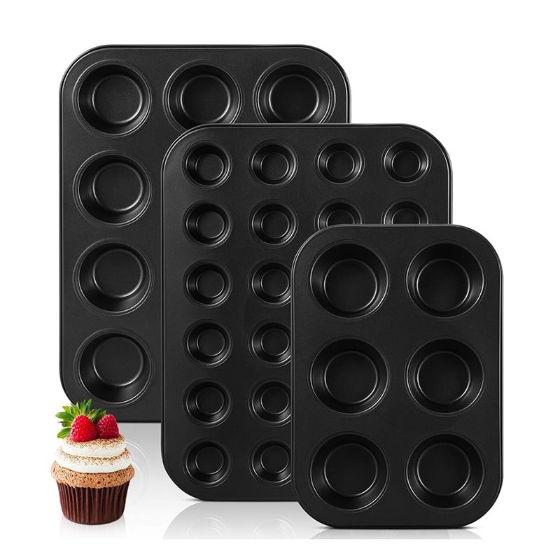 Набор из 3-х форм для маффинов – обзор и цена Muffin Tin Nonstick