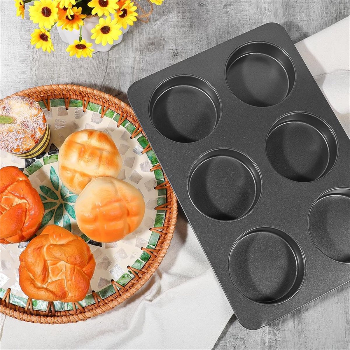 Новая форма для выпечки A67T н – обзор и цена Muffin Tin Nonstick