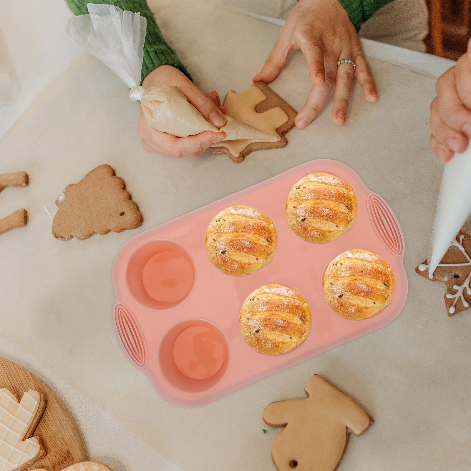 Силиконовая форма для выпечки  – обзор и цена Muffin Tin Nonstick