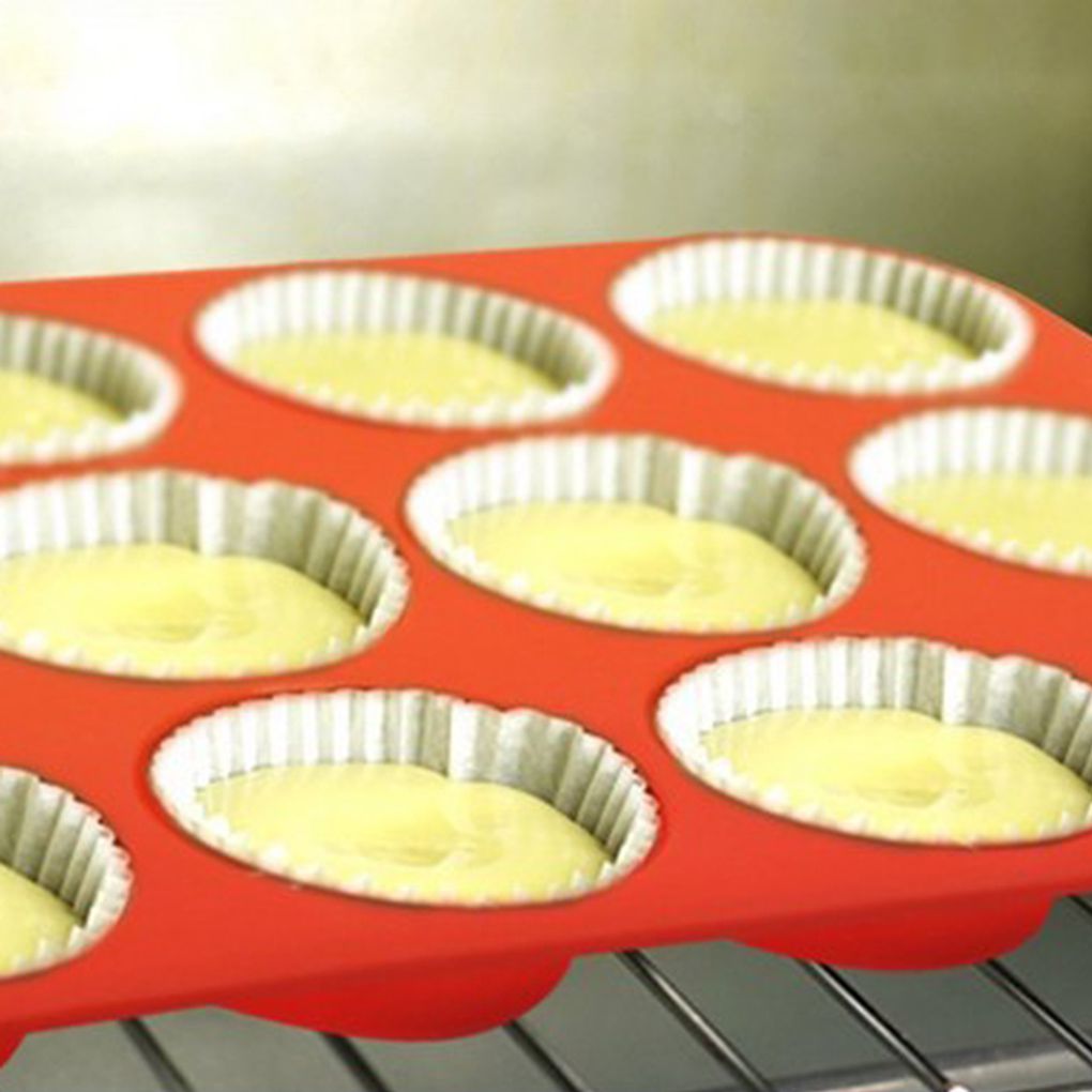 12 чашек, антипригарная форма  – обзор и цена Muffin Tin Nonstick