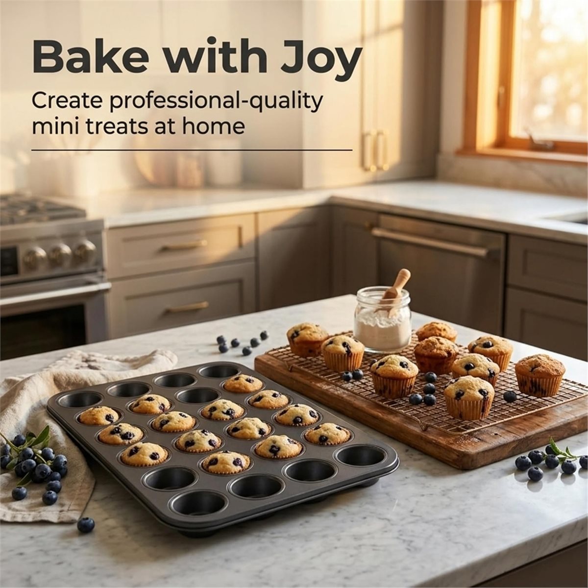 Форма для мини-маффинов с форм – обзор и цена Muffin Tin Nonstick