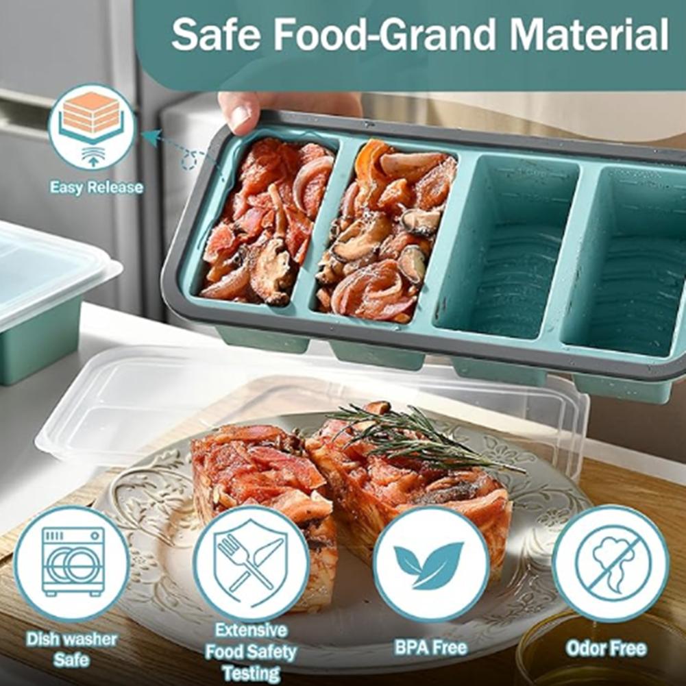 Форма для льда из силикона с к – обзор и цена Kitchen Baking Storage Containers