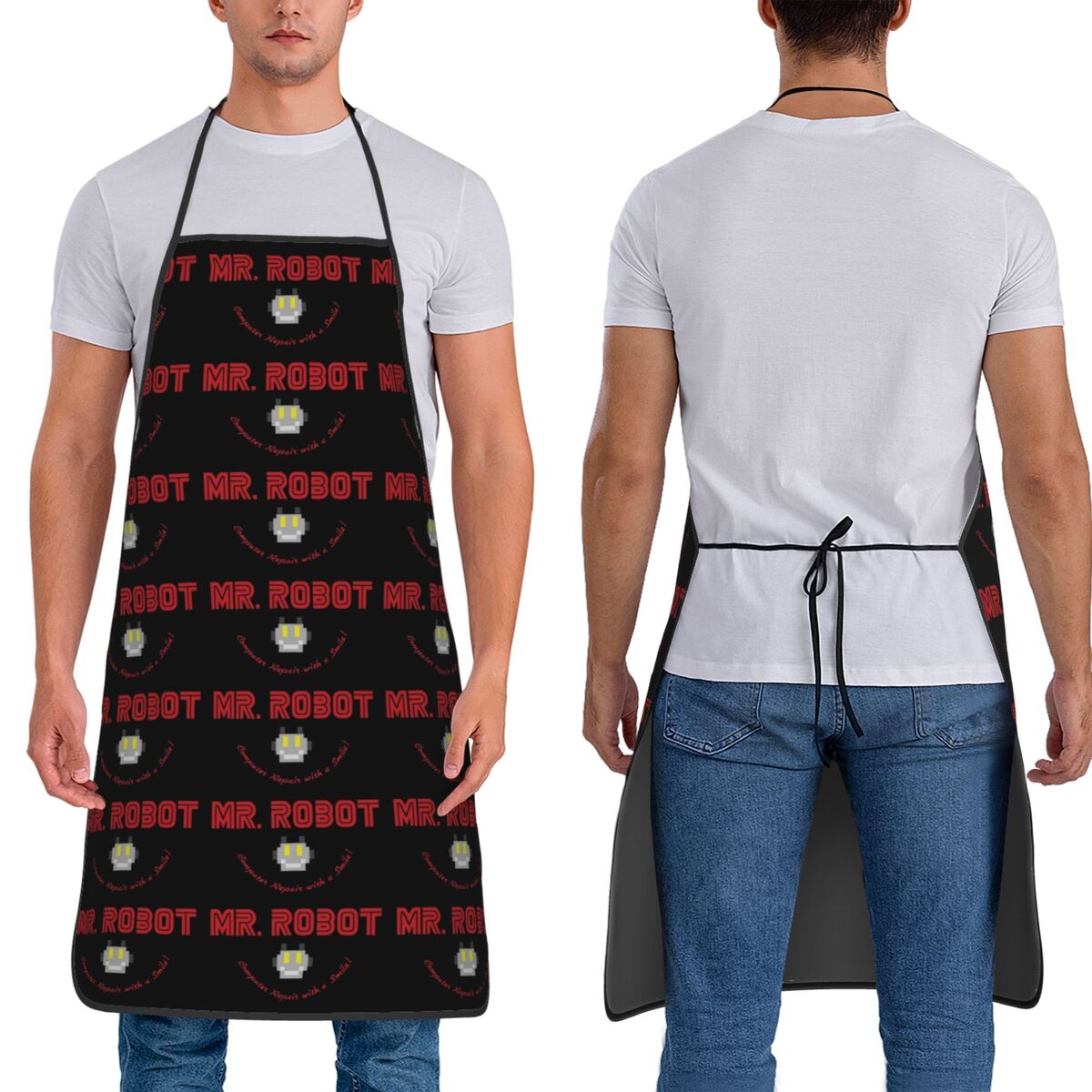 Фартуки с логотипом Mr Robot F – обзор и цена Kitchen Robot Baking