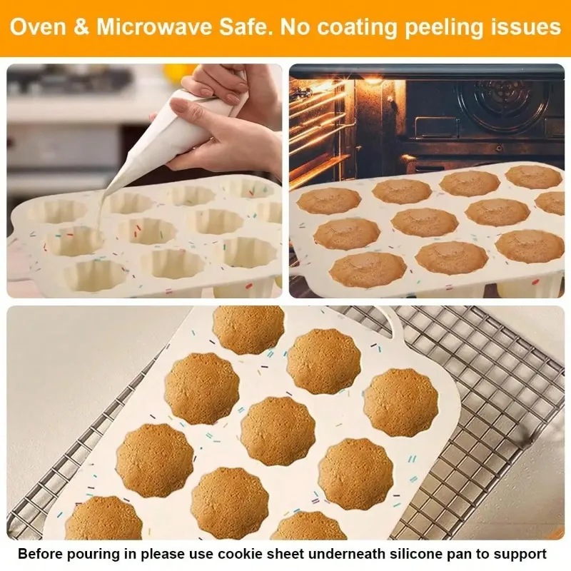 Форма для выпечки из пищевого  – обзор и цена Muffin Tin Nonstick